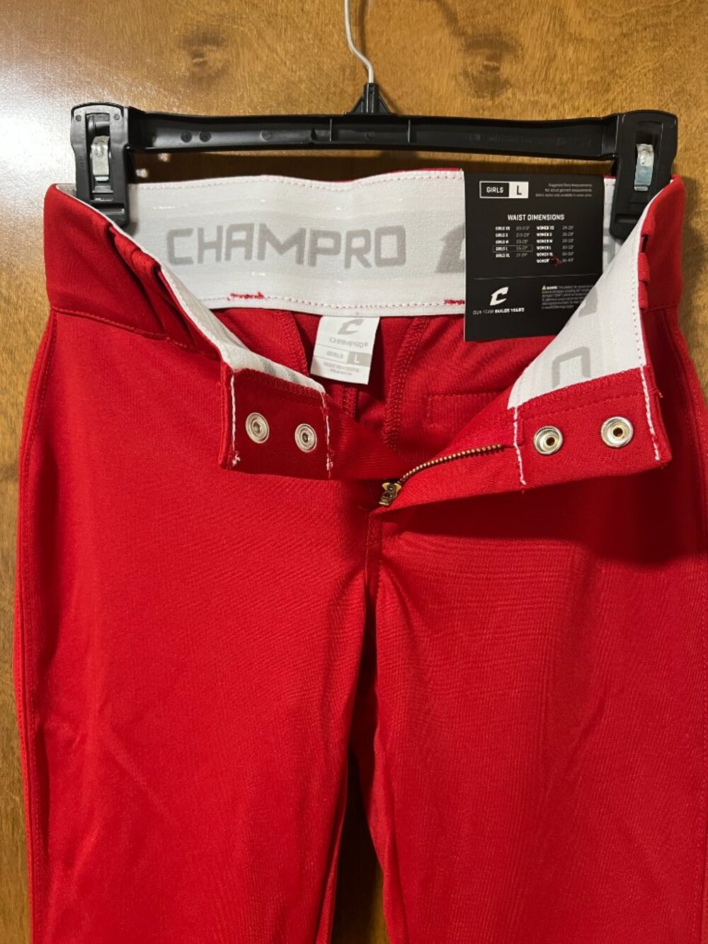 Champro Girls' Tournament Low-Rise Softball Pants - Picture 2 of 5